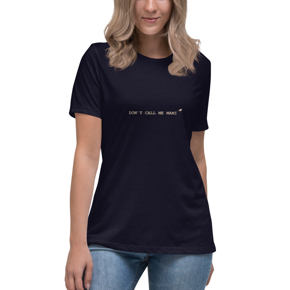 BIRDROAD COLLECTION - WOMEN'S COTTON RELAXED T-SHIRT