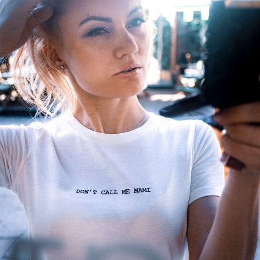 BIRDROAD  ORGANIC PIMA COTTON "DON'T CALL ME MAMI"