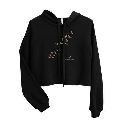 BIRDROAD COLLECTION. -  WOMEN CROP HOODIE